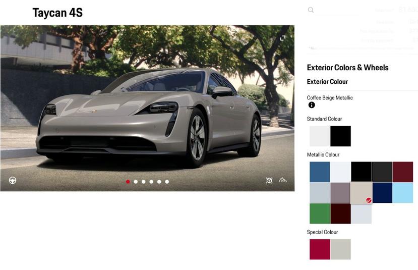 保時捷21 年式taycan 追加六款新色 總計高達16 款車色選擇 Ddcar 電動車