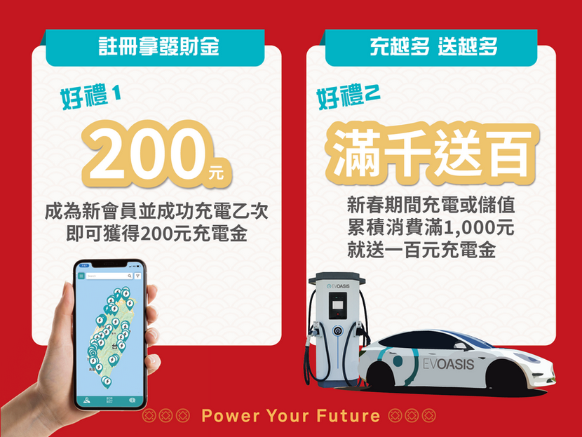 電動車春節充電優惠總整理：這五座充電站免費，這二家業者打折送儲值金！-7